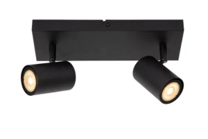 Lucide AMIGO - Stropnu00e9 reflektory - 2xGU10 - u010cierne