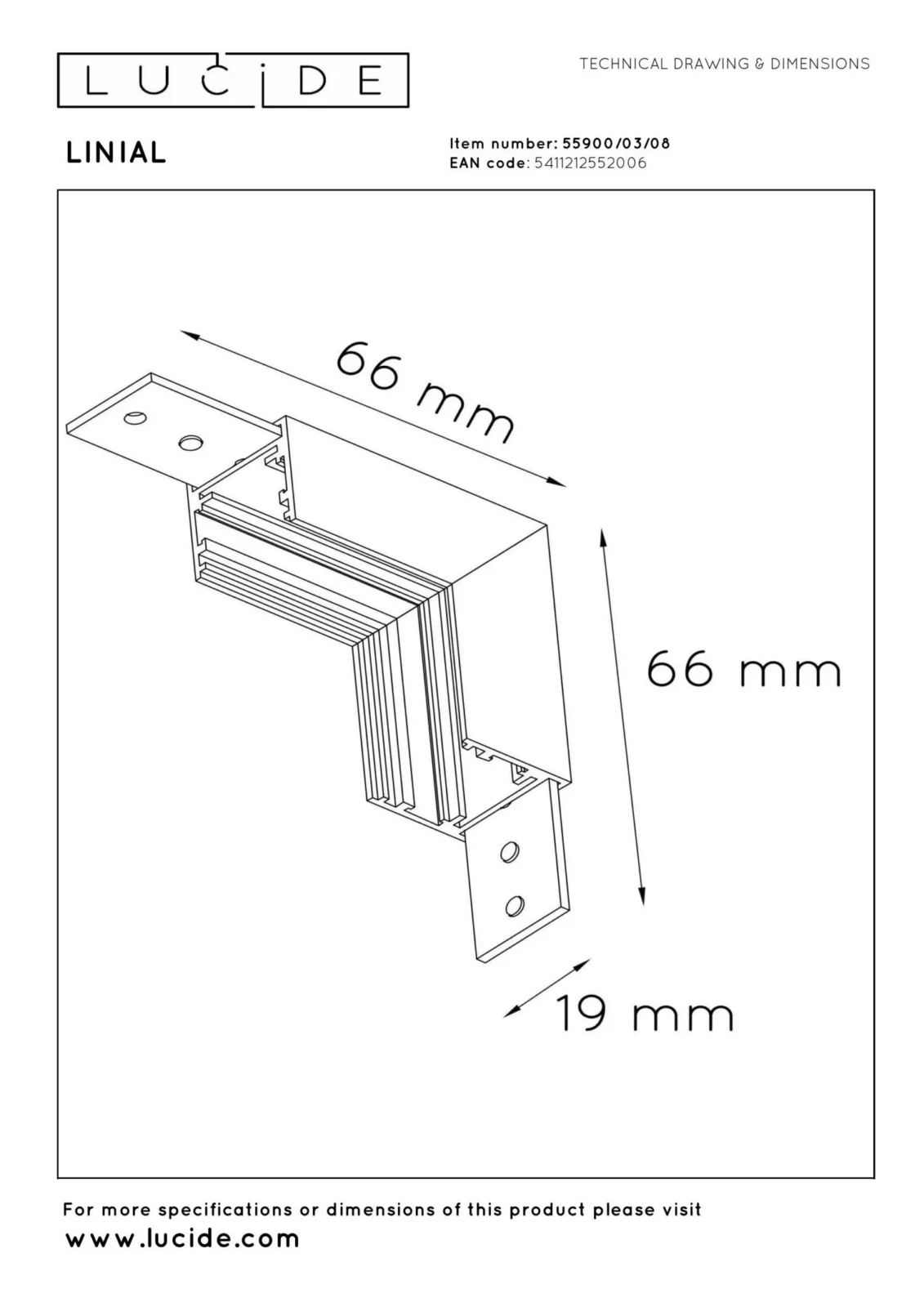 Lucide Premium LINIAL - Corner Vertical - 1-okruhovu00fd osvetu013eovacu00ed systu00e9m - Smart - 48V Track - Satin Gun Metal