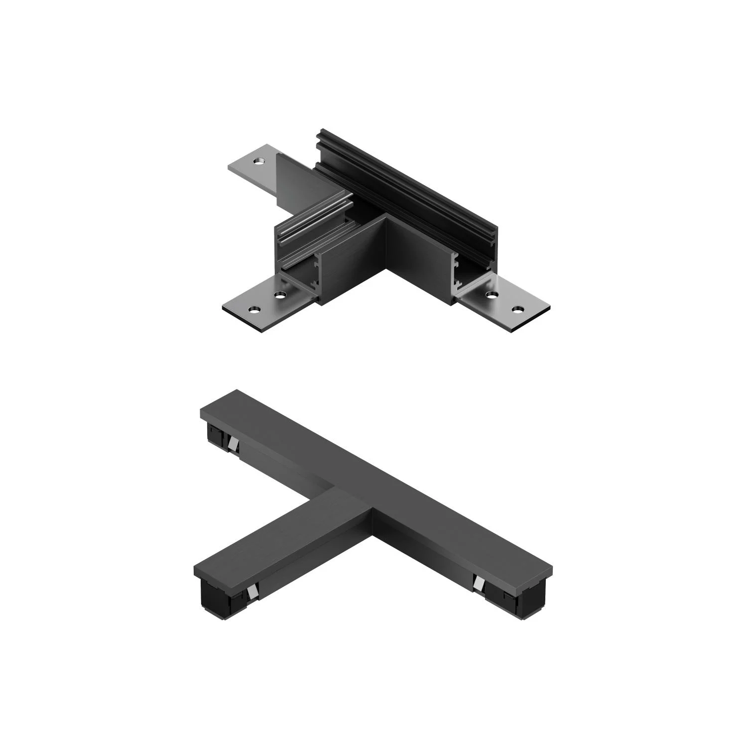 Lucide Premium LINIAL T-konektor - 1-okruhovu00fd osvetu013eovacu00ed systu00e9m - Smart - 48V kou013eajnica - Satin Gun Metal