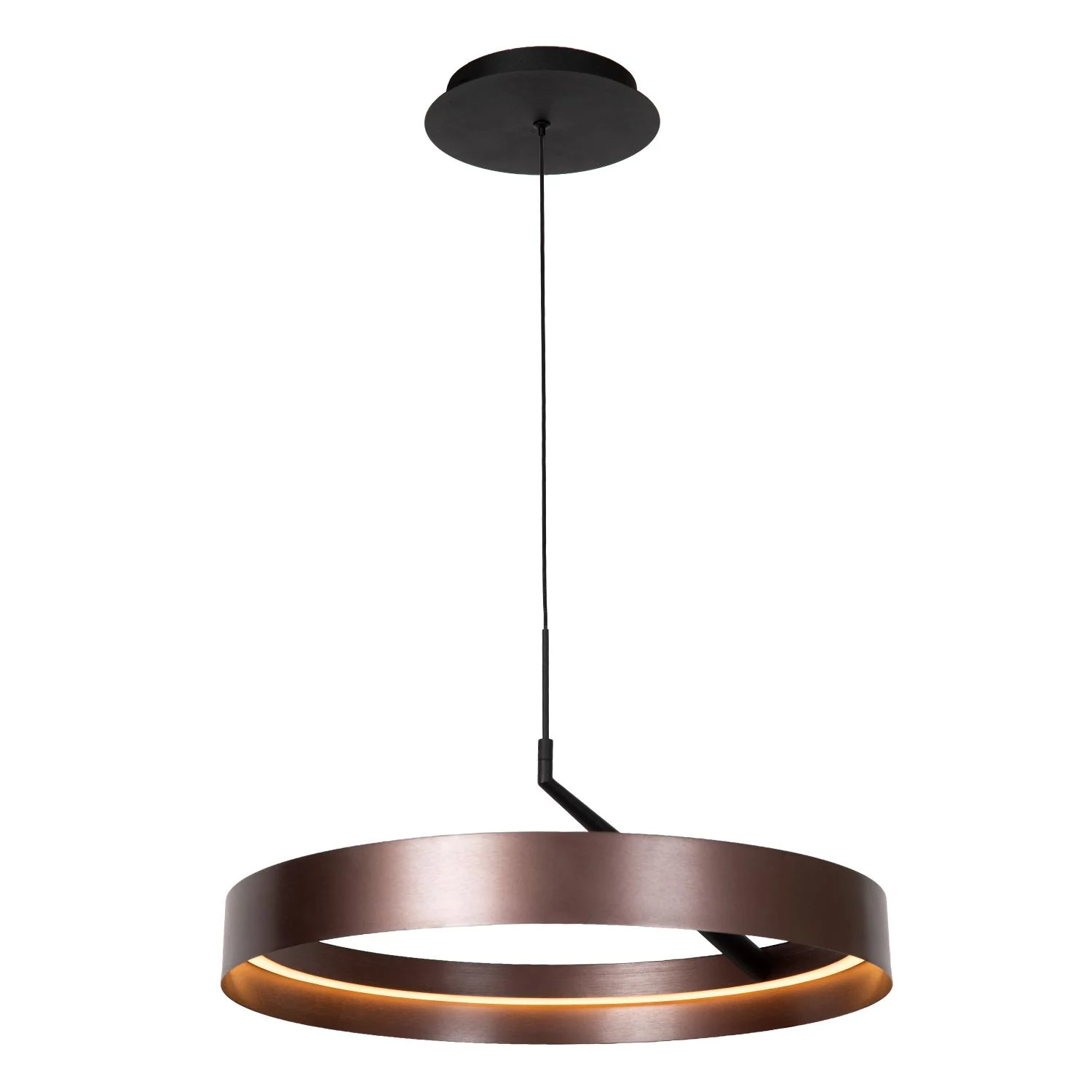 Lucide LEONARD - Zu00e1vesnu00e9 svetlo - u00d8 54,5 cm- LED 3 StepDim - CCT - 1x36W 2200K/3000K - Ku00e1va - Vibes