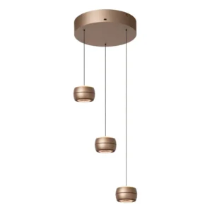 Lucide CORYFEE - Zu00e1vesnu00e9 svetlo - LED Dim. - CCT - 3x6,3W 2200K/3000K - Champagne - Vibes