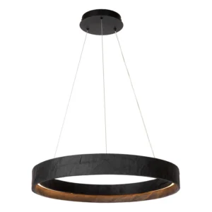 Lucide ADELANTE - Zu00e1vesnu00e9 svetlo - u00d8 60 cm - LED Dim. - CCT - 1x36W 2200K/3300K - u010dierna - Premium