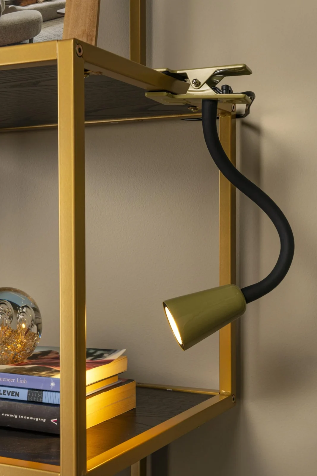 Lucide JASPER - svorkovu00e1 lampa - 1xGU10 - zelenu00e1 | Essential