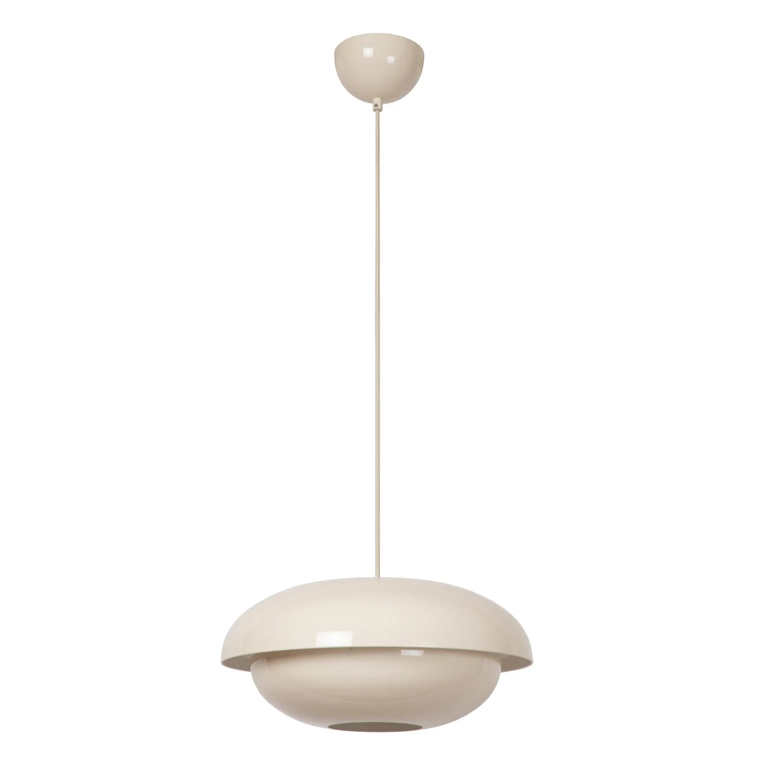 Lucide YOUNES - Zu00e1vesnu00e9 svetlo - u00d8 40 cm - 1xE27 - Kru00e9movu00e1 | Essential