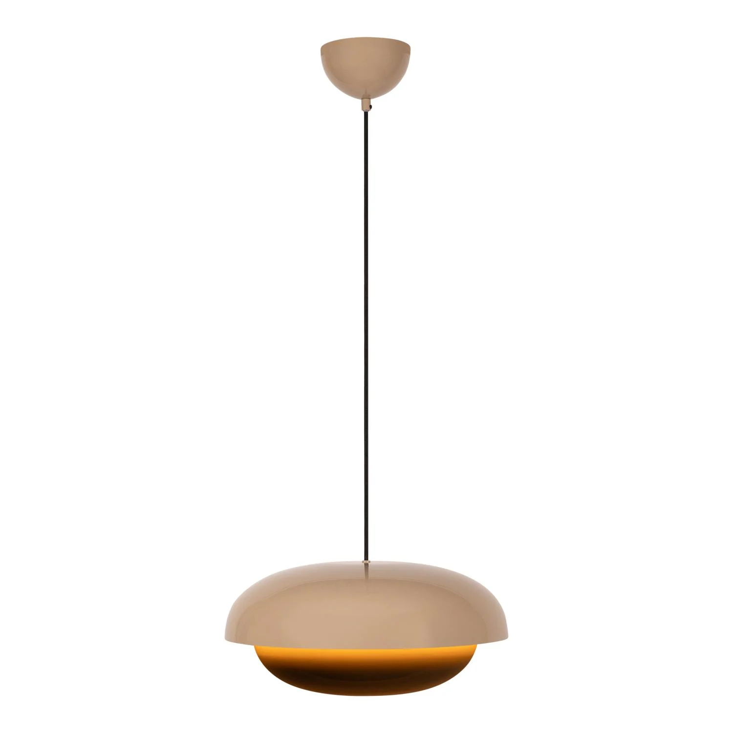 Lucide YOUNES - Zu00e1vesnu00e9 svetlo - u00d8 40 cm - 1xE27 - Taupe | Essential