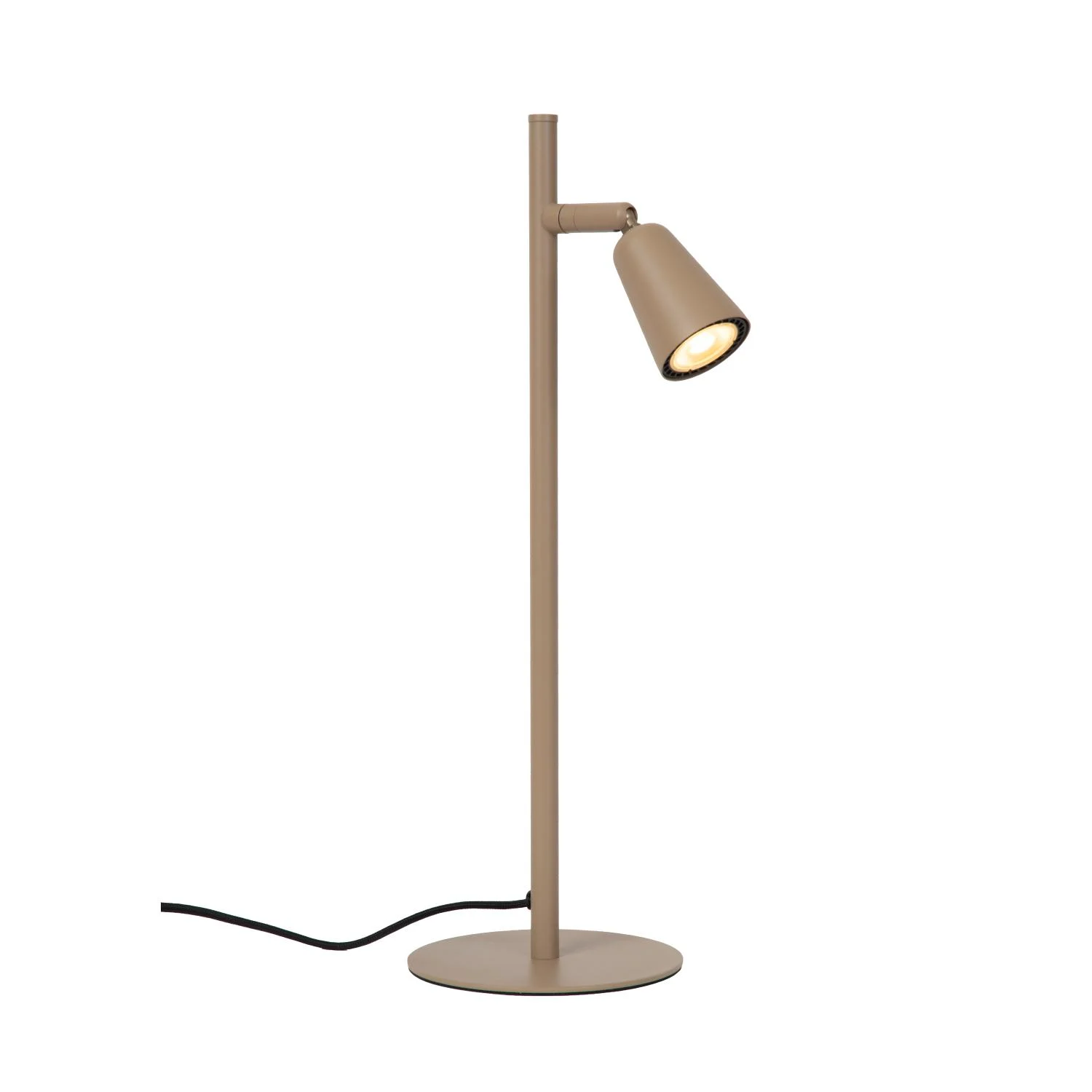 Lucide TIANA - Stolnu00e1 lampa - 1xGU10 - Taupe | Essential