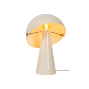 Lucide BARONE - Stolnu00e1 lampa - u00d8 23 cm - 1xE27 - Kru00e9movu00e1 | Nu00e1lada