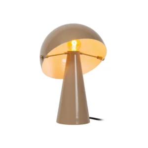 Lucide BARONE - Stolnu00e1 lampa - u00d8 23 cm - 1xE27 - Taupe | Nu00e1lada