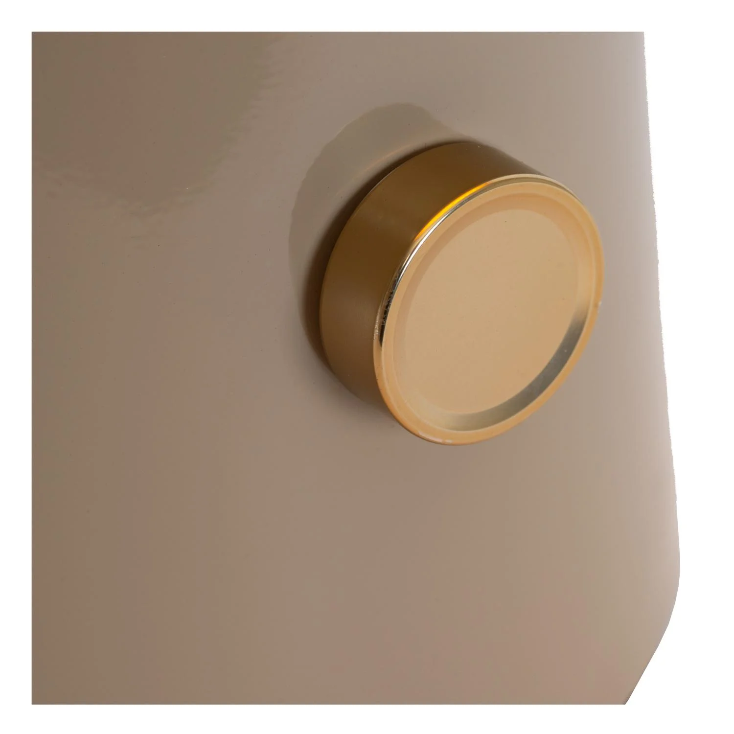 Lucide BARONE - Stolnu00e1 lampa - u00d8 38 cm - 1xE27 - Taupe | Nu00e1lada