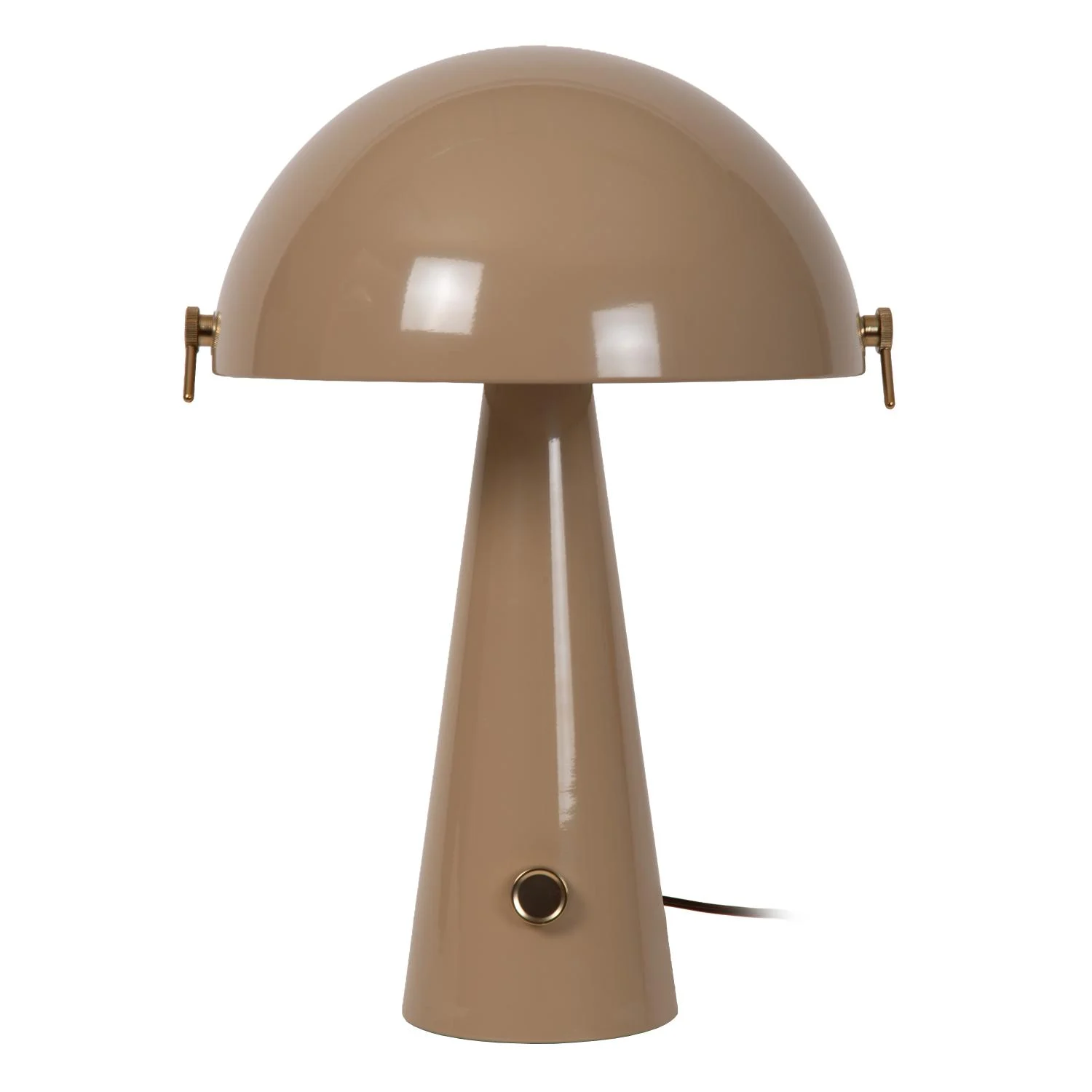 Lucide BARONE - Stolnu00e1 lampa - u00d8 38 cm - 1xE27 - Taupe | Nu00e1lada