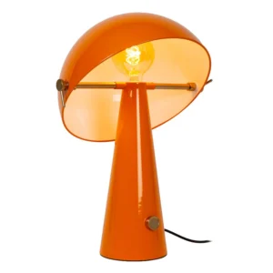 Lucide BARONE - Stolnu00e1 lampa - u00d8 38 cm - 1xE27 - Oranu017eovu00e1 | Nu00e1lada