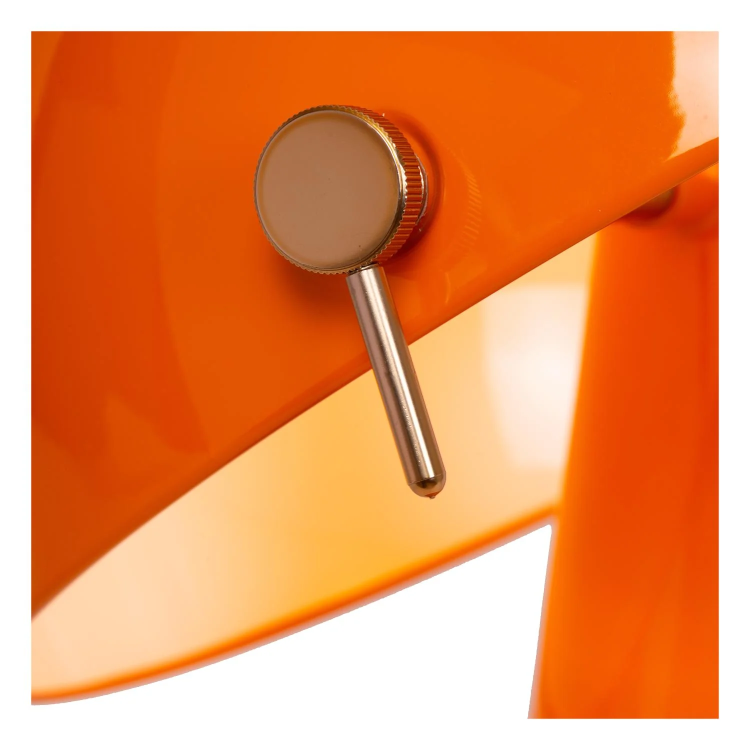 Lucide BARONE - Stolnu00e1 lampa - u00d8 38 cm - 1xE27 - Oranu017eovu00e1 | Nu00e1lada