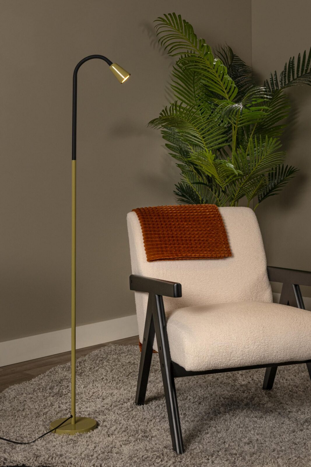 Lucide JASPER - Lampa na u010du00edtanie na podlahe - 1xGU10 - Zelenu00e1 | Essential