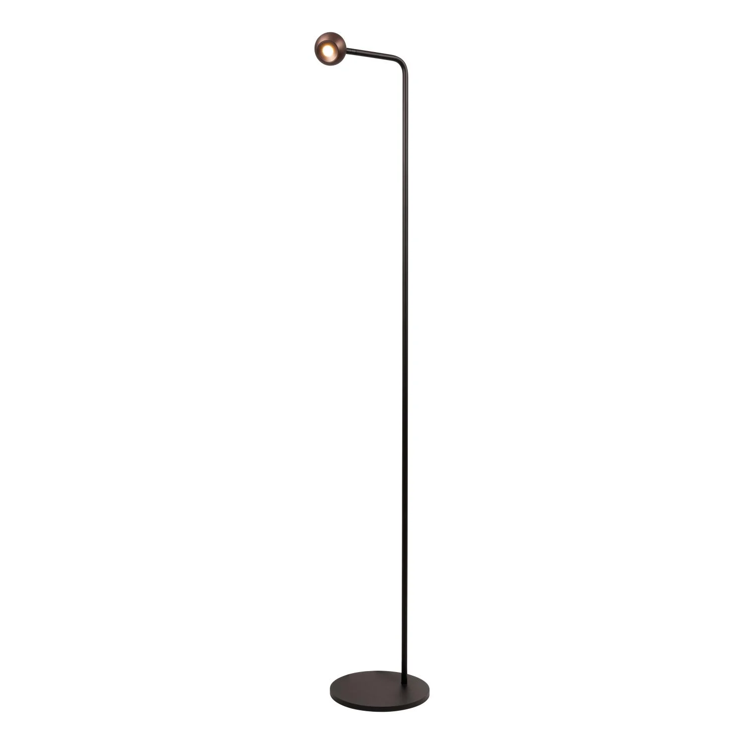 Lucide MONTANA - Stojaca lampa - LED tlmenu00e1 - 1x6,3W 2700K - ku00e1va | Pru00e9miovu00e9