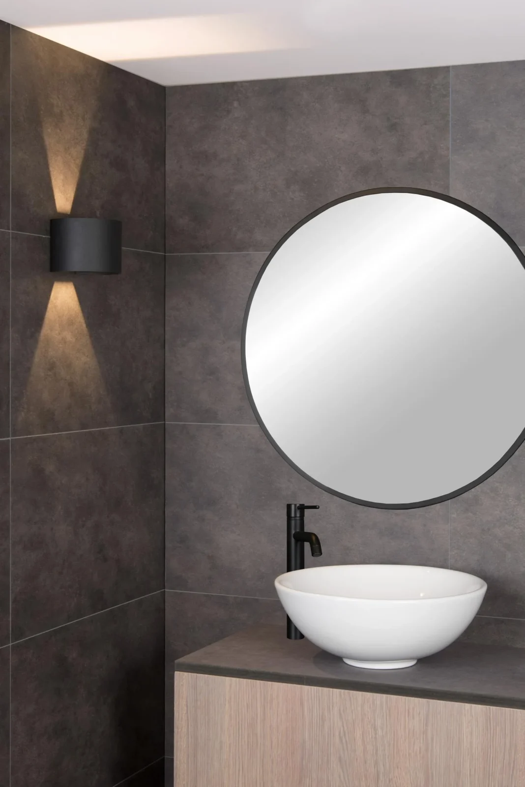 Lucide AXI - Nu00e1stennu00e9 reflektor / Nu00e1stennu00e9 svetlo Ku00fapeu013eu0148a - LED - 2x3,5W 2700K - IP54 - Nastaviteu013enu00fd uhol lu00fau010da - u010dierna