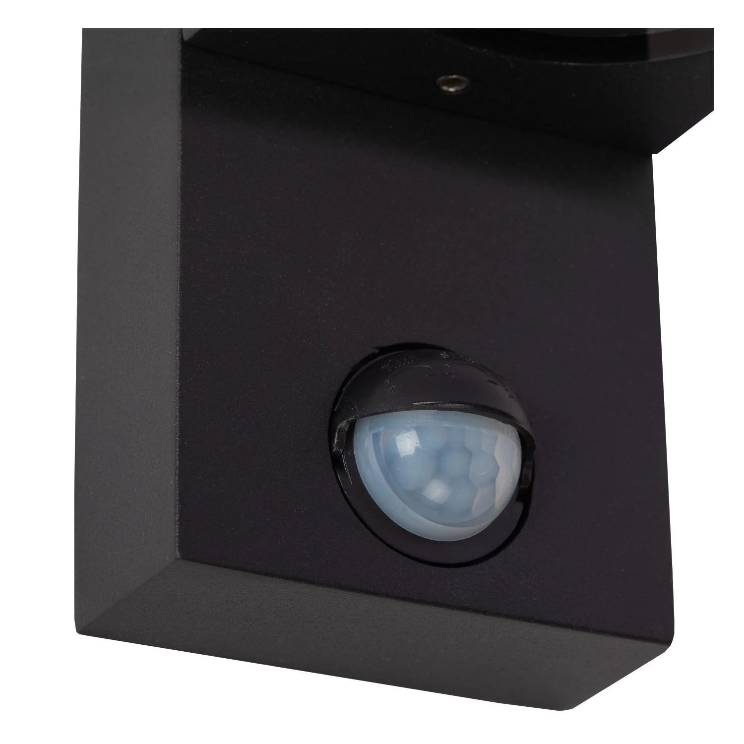 Lucide ZARO - Nu00e1stennu00e9 reflektor / Nu00e1stennu00e9 svetlo vnu00fatornu00e9/vonkaju0161ie - 1xGU10 - IP65 - Pohybovu00fd a dennu00fd/nou010dnu00fd senzor (deaktivovateu013enu00fd) - u010dierny