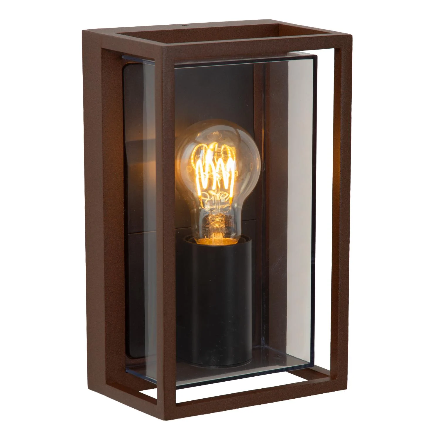 Lucide COZETTE - Nu00e1stennu00e9 svetlo vnu00fatornu00e9/vonkaju0161ie - 1xE27 - IP65 - Rust Brown - Essential