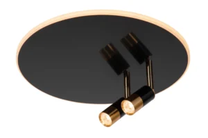 Lucide JUBEL - Zapustenu00e9 stropnu00e9 svetlo - u00d8 40 cm - LED - CCT - 2500K/3000K - Gun Metal