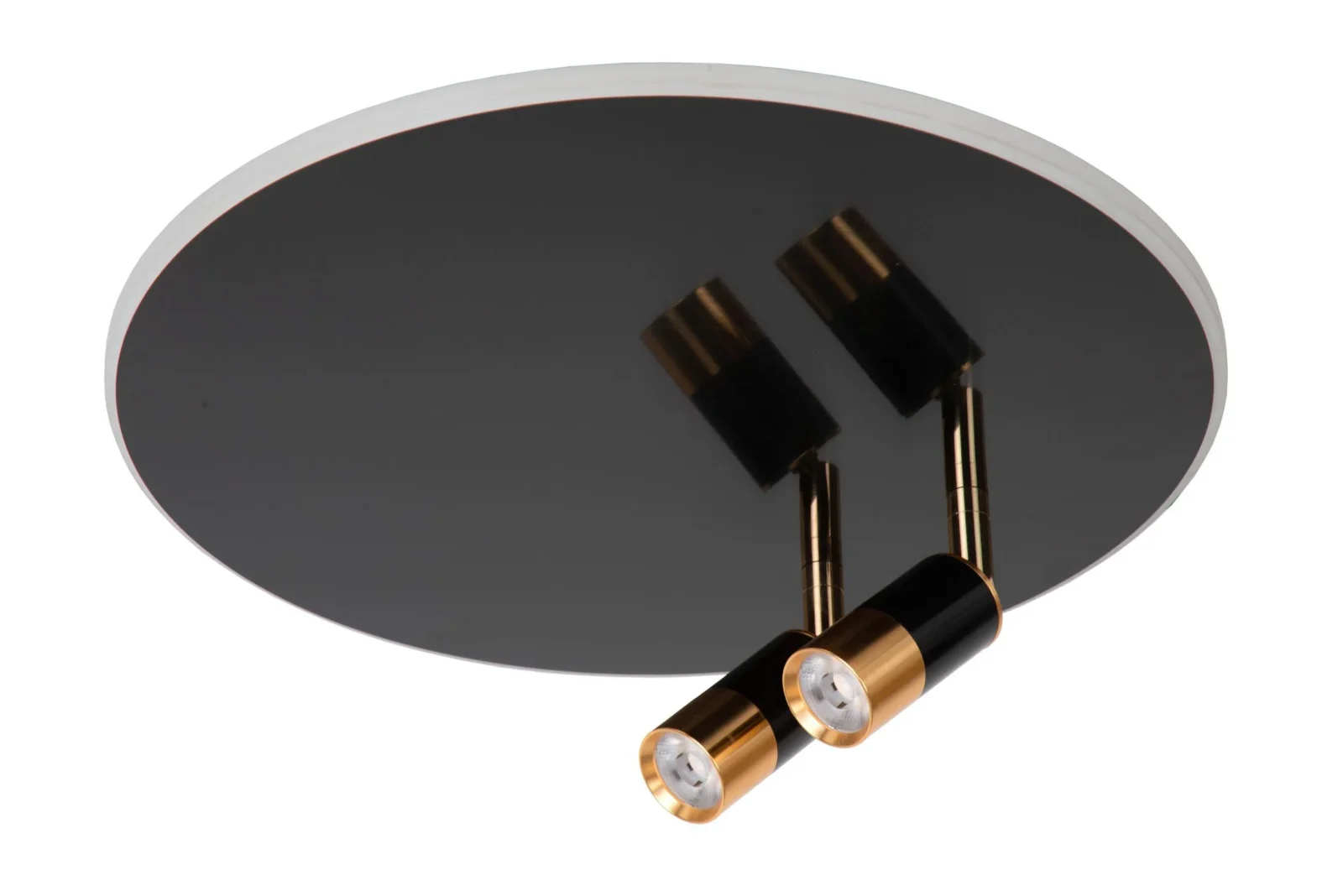 Lucide JUBEL - Zapustenu00e9 stropnu00e9 svetlo - u00d8 40 cm - LED - CCT - 2500K/3000K - Gun Metal