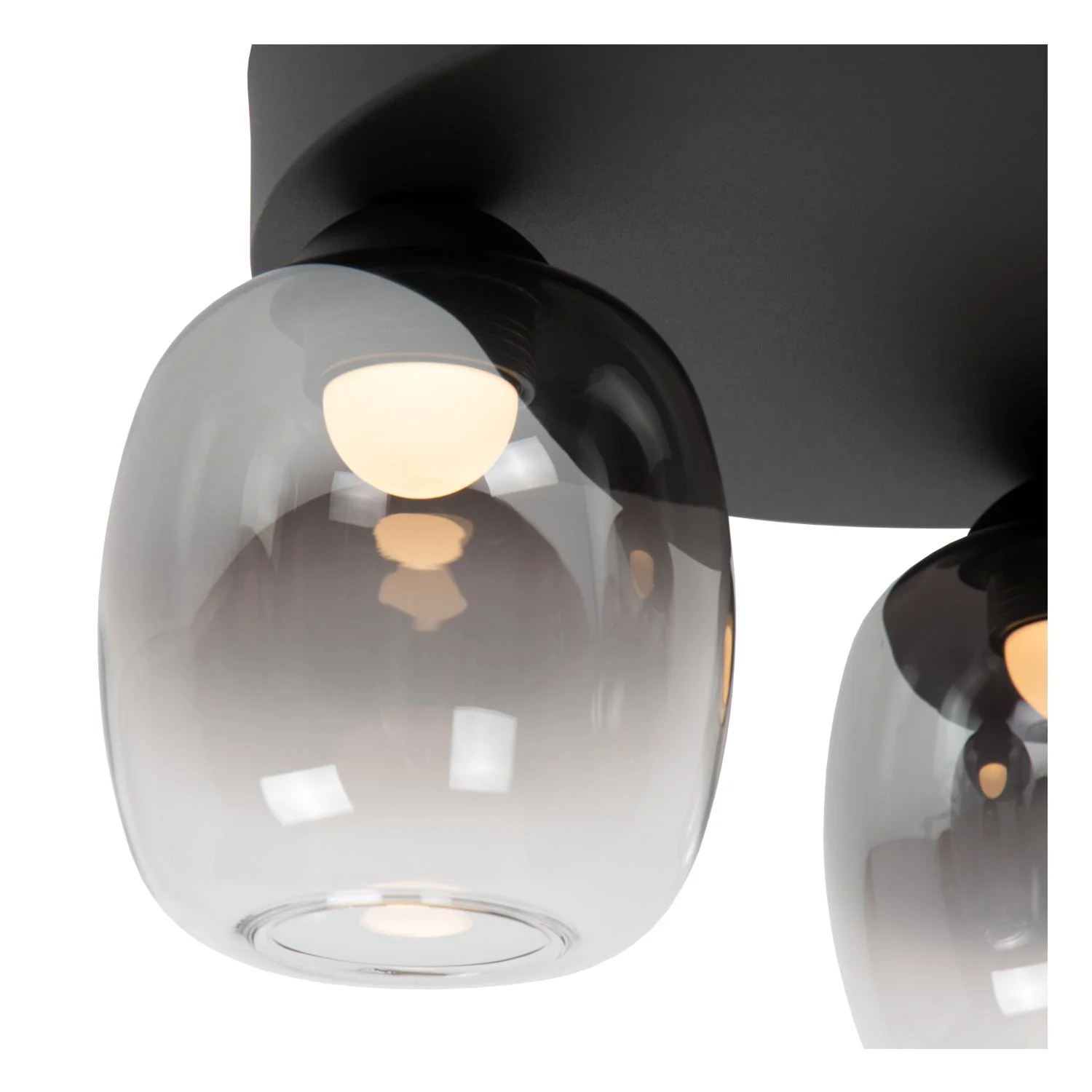 Lucide TAMINO - Zapustenu00e9 stropnu00e9 svetlo - LED tlmenu00e9. - 3x5,6W 3000K - u010dierne