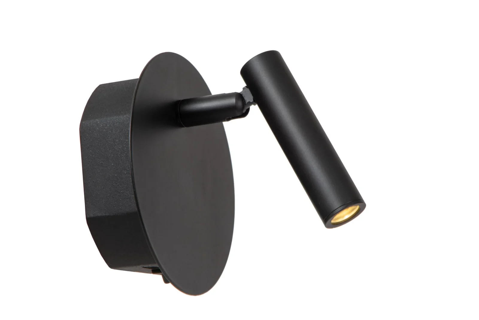 Lucide JOLIJN - Nabu00edjateu013enu00e1 lampa pri poste / nu00e1stennu00e9 svetlo - Batu00e9riovu00fd balu00edk - u00d8 10,2 cm - LED - 1x2W 3000K - Magneticku00e1 - u010cierna