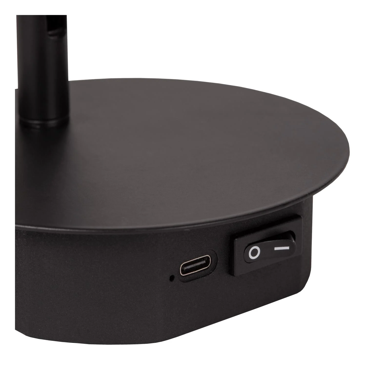 Lucide JOLIJN - Nabu00edjateu013enu00e1 lampa pri poste / nu00e1stennu00e9 svetlo - Batu00e9riovu00fd balu00edk - u00d8 10,2 cm - LED - 1x2W 3000K - Magneticku00e1 - u010cierna
