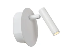 Lucide JOLIJN - Nabu00edjateu013enu00e1 lampa pri poste / nu00e1stennu00e9 svetlo - Batu00e9riovu00fd balu00edk - u00d8 10,2 cm - LED - 1x2W 3000K - Magneticku00e1 - Biela