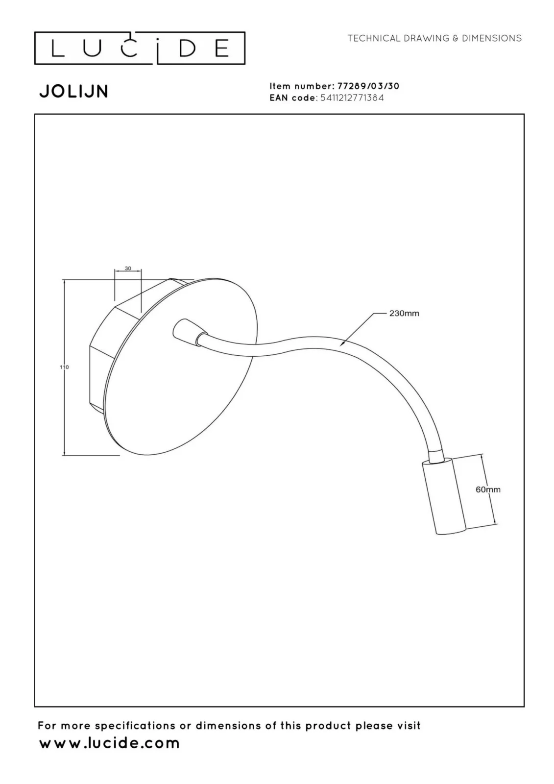 Lucide JOLIJN - Nabu00edjateu013enu00e1 nou010dnu00e1 lampa / nu00e1stennu00e9 svetlo - Batu00e9riovu00fd balu00edk - u00d8 11 cm - LED - 1x2W 3000K - magneticku00e1 - u010dierna