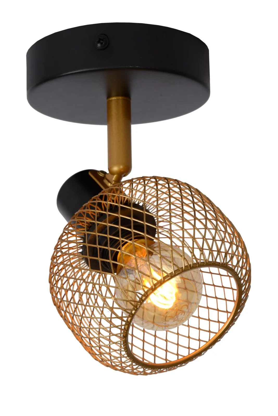 Lucide MAREN - Stropnu00e9 reflektory - 1xE14 - Matt Gold / Brass