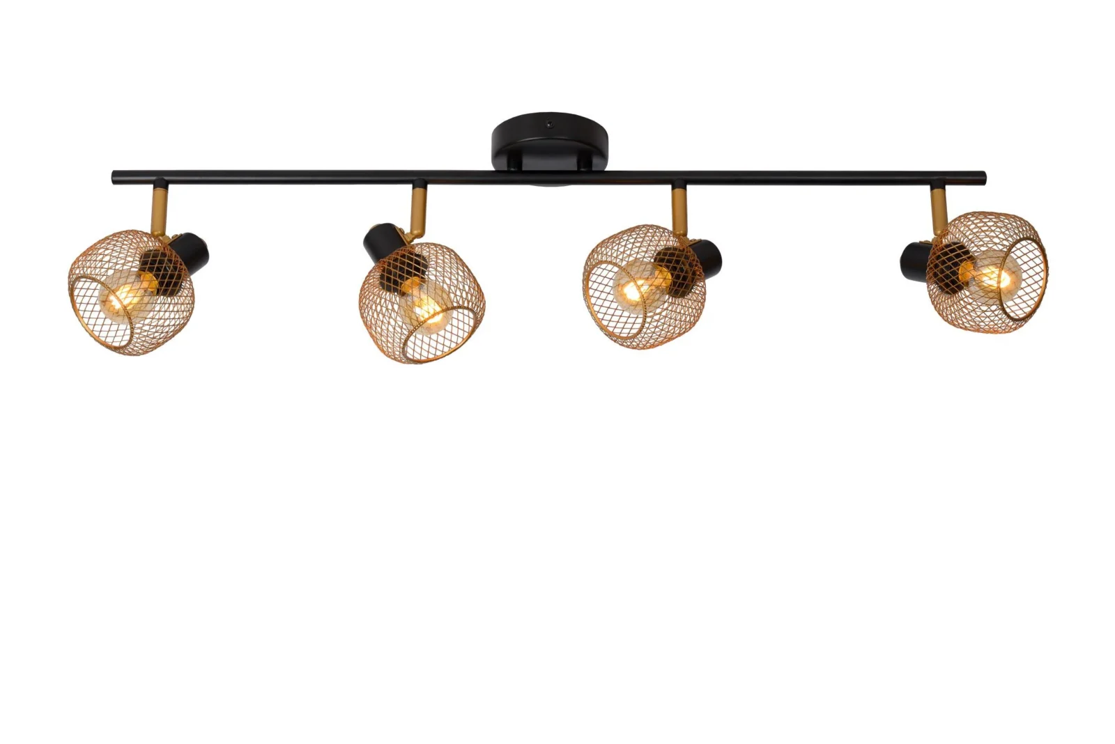 Lucide MAREN - Stropnu00e9 reflektory - 4xE14 - Matt Gold / Brass