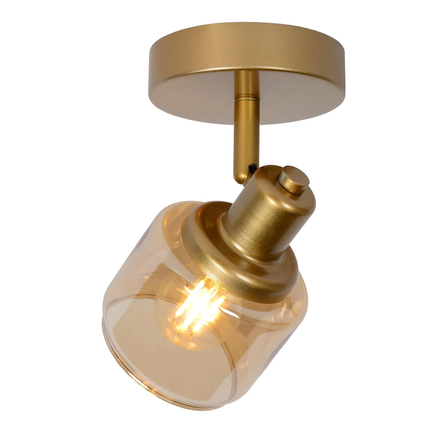 Lucide BJORN - Stropnu00e9 reflektory - 1xE14 - Matt Gold / Brass