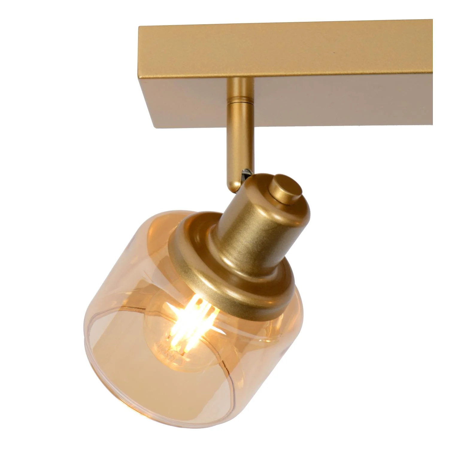 Lucide BJORN - Stropnu00e9 reflektory - 2xE14 - Matt Gold / Brass