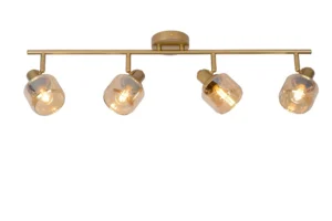 Lucide BJORN - Stropnu00e9 reflektory - 4xE14 - Matt Gold / Brass