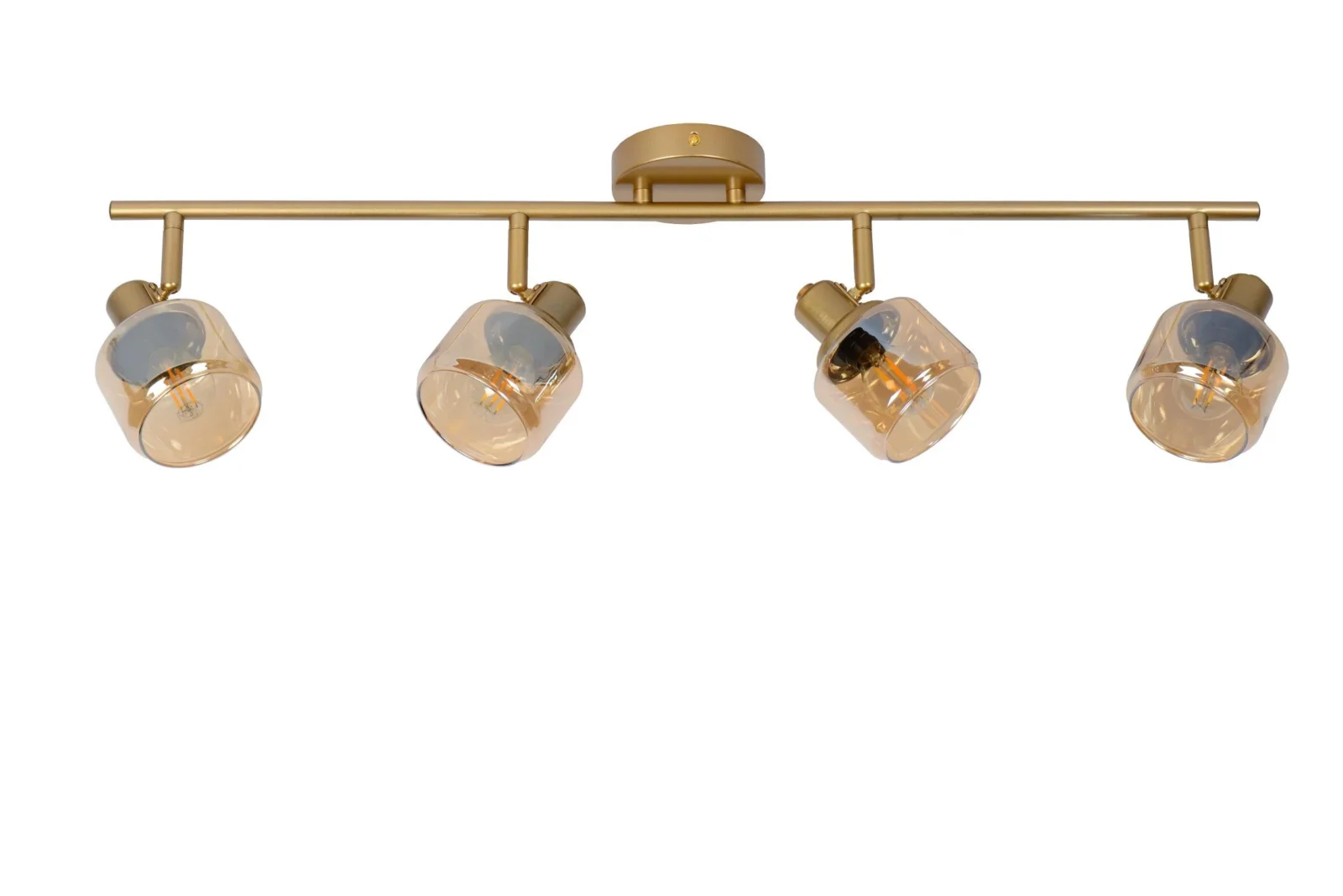 Lucide BJORN - Stropnu00e9 reflektory - 4xE14 - Matt Gold / Brass