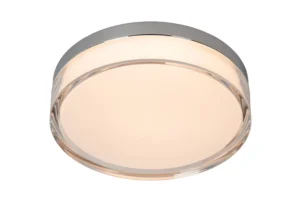 Lucide PLANO - Spu00fau0161u0165acie stropnu00e9 svetlo Ku00fapeu013eu0148a - u00d8 23 cm - LED tlmenu00e9. - CCT - 1x11W 2700K/4000K - IP44 - Opu00e1l