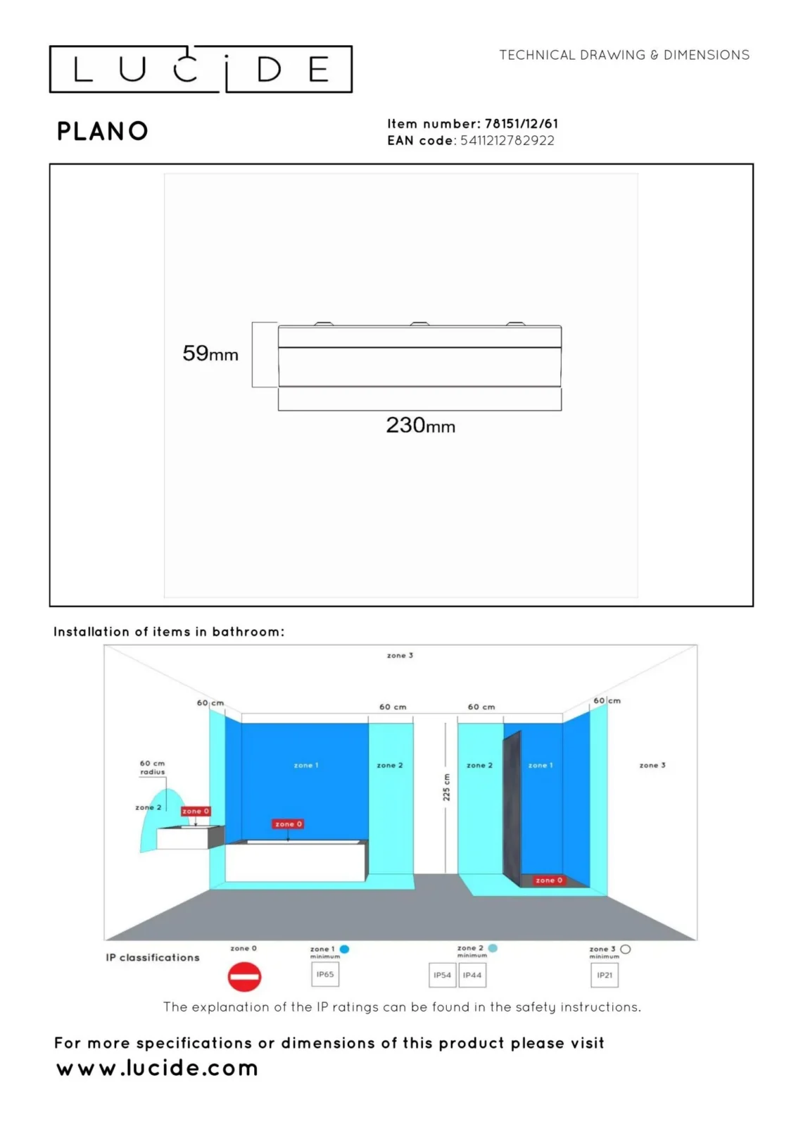 Lucide PLANO - Spu00fau0161u0165acie stropnu00e9 svetlo Ku00fapeu013eu0148a - u00d8 23 cm - LED tlmenu00e9. - CCT - 1x11W 2700K/4000K - IP44 - Opu00e1l