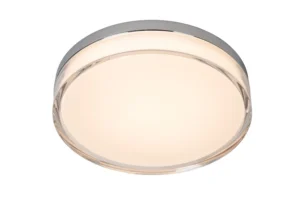 Lucide PLANO - Spu00fau0161u0165acie stropnu00e9 svetlo Ku00fapeu013eu0148a - u00d8 28 cm - LED tlmenu00e9. - CCT - 1x16W 2700K/4000K - IP44 - Opu00e1l