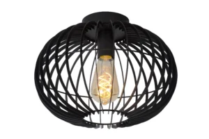 Lucide REDA - Zapustenu00e9 stropnu00e9 svetlo - u00d8 32 cm - 1xE27 - u010dierne