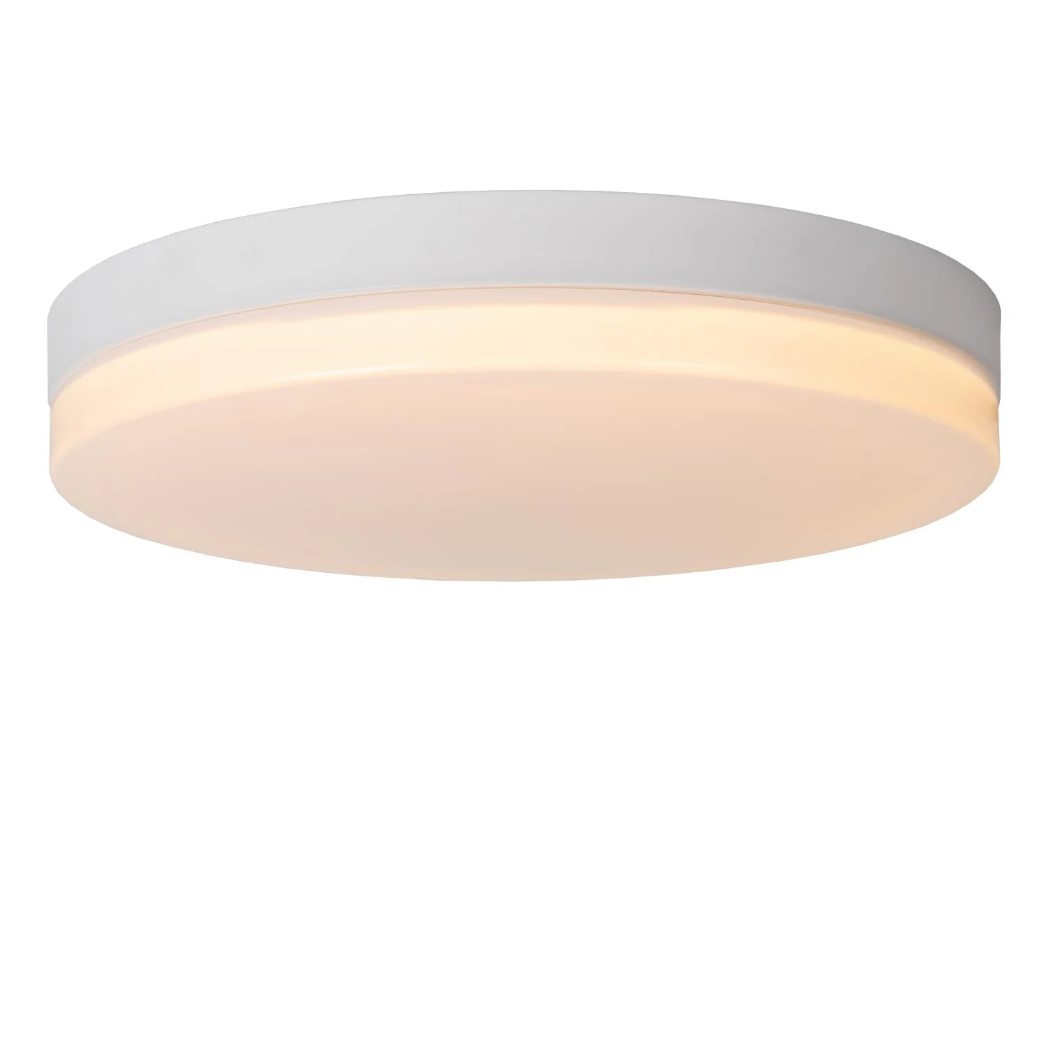 Lucide BISKIT - Spu00fau0161u0165acie stropnu00e9 svetlo Ku00fapeu013eu0148a - u00d8 40 cm - LED - 1x36W 2700K - IP44 - Pohybovu00fd senzor - biela