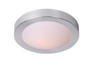 Lucide FRESH - Spu00fau0161u0165acie stropnu00e9 svetlo Ku00fapeu013eu0148a - u00d8 35 cm - 2xE27 - IP44 - Satin Chrome