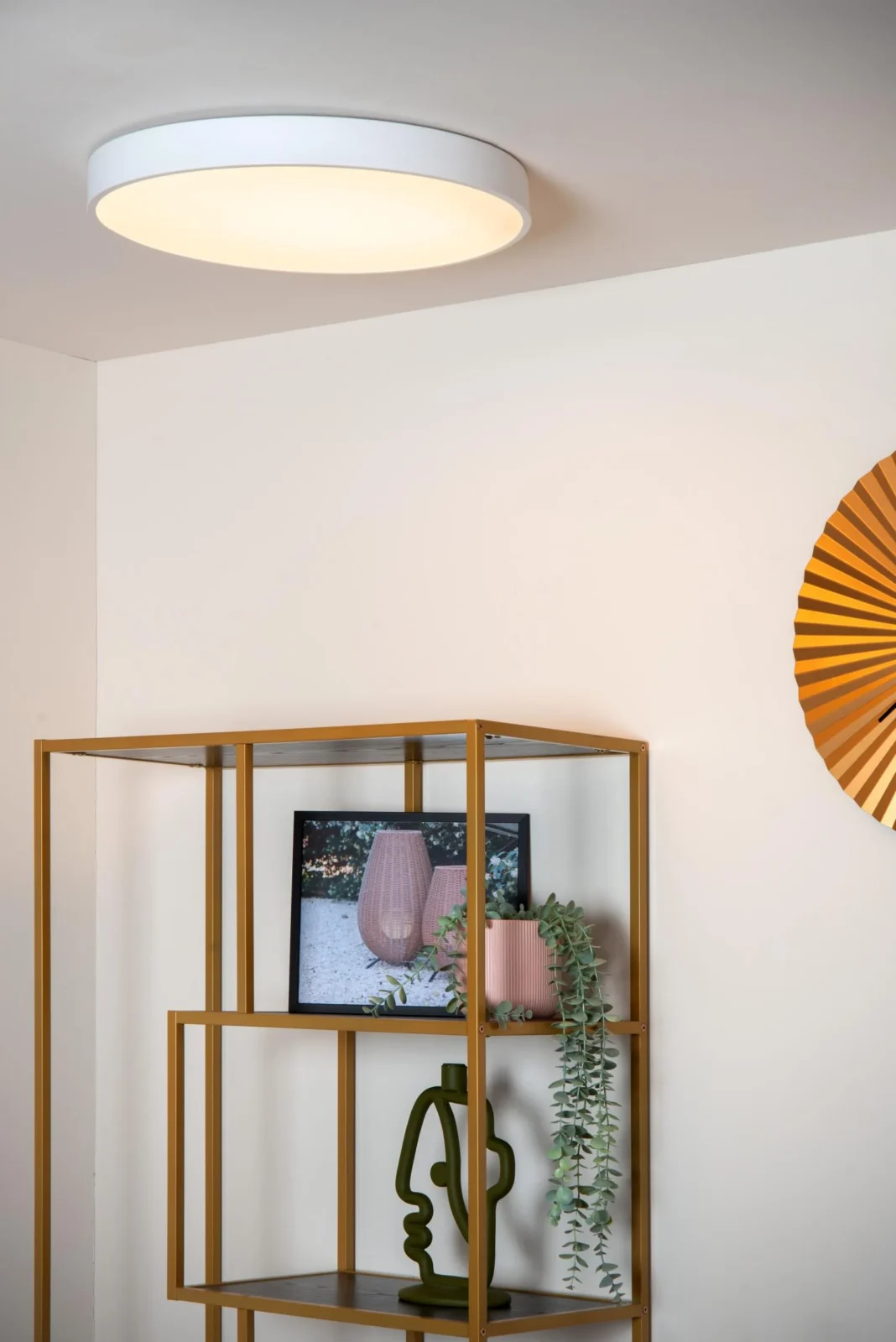 Lucide UNAR - Zapustenu00e9 stropnu00e9 svetlo - u00d8 49,5 cm - LED 3 StepDim - 1x36W 2700K - biela