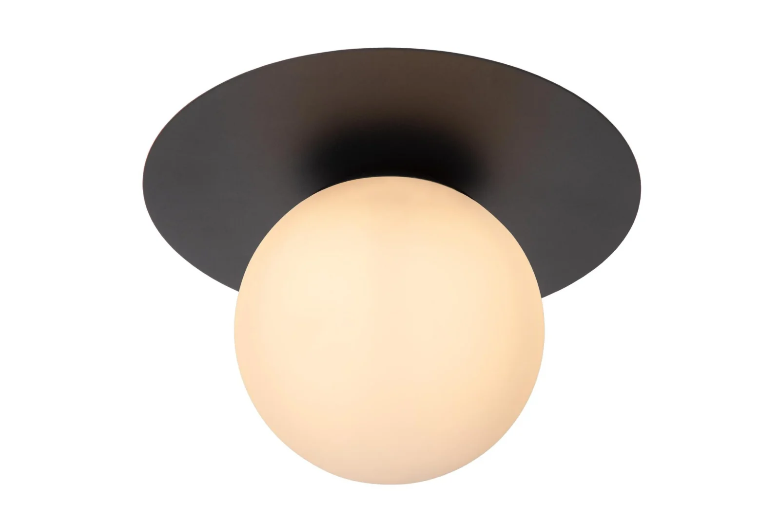Lucide TRICIA - Zapustenu00e9 stropnu00e9 svetlo - u00d8 25 cm - 1xE27 - u010dierne