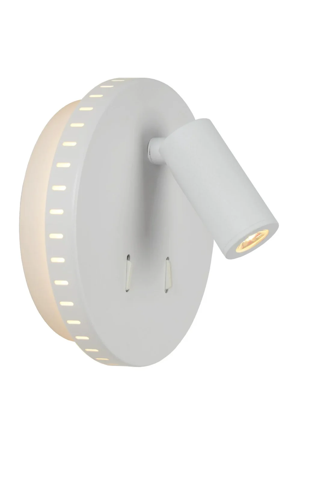 Lucide BENTJER - Lampa pri poste / nu00e1stennu00e9 svetlo - u00d8 14 cm - LED - 3000K - biela